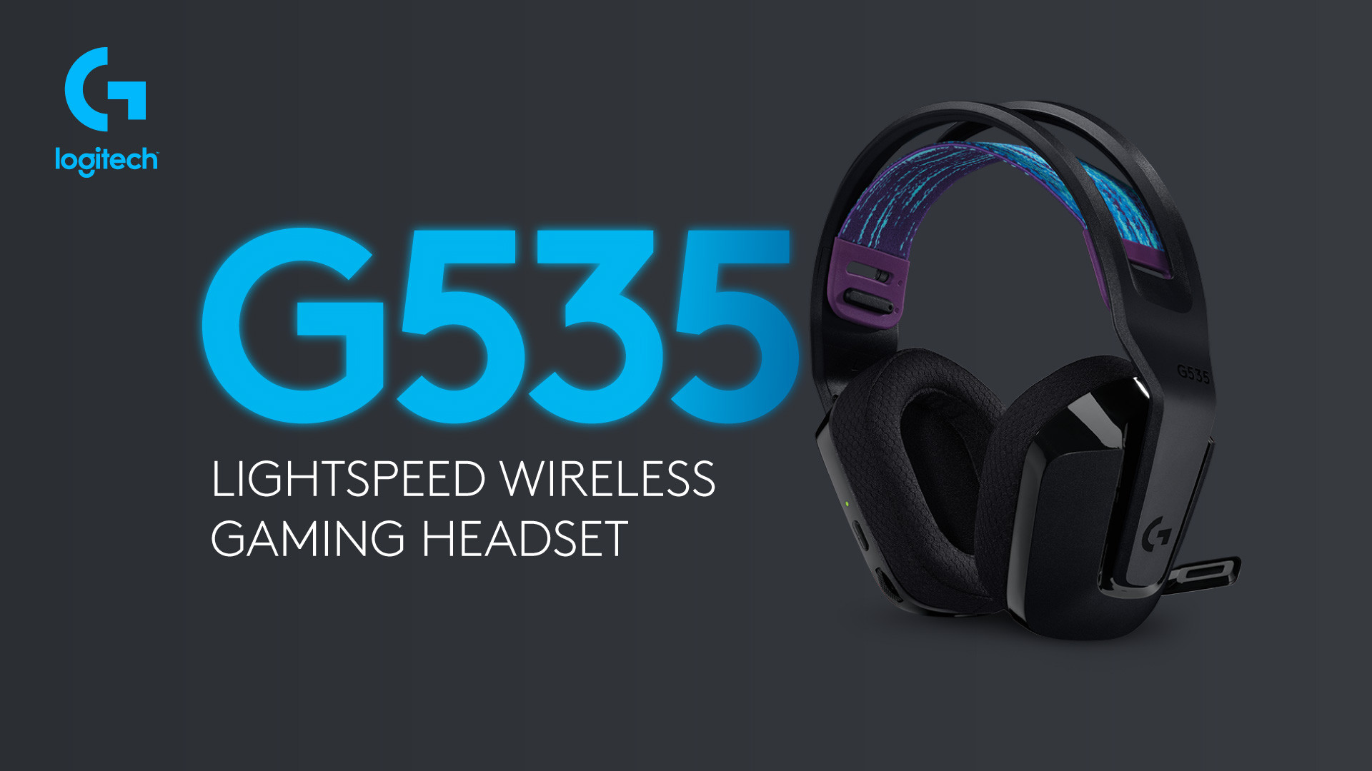 Headset nirkabel Logitech G535 untuk main game sepanjang hari
